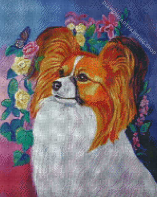 Papillon Dog Diamond Paintings