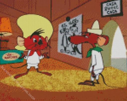 Speedy Gonzales Diamond Paintings