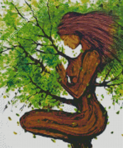 Tree Of Life Woman Diamond Paintings