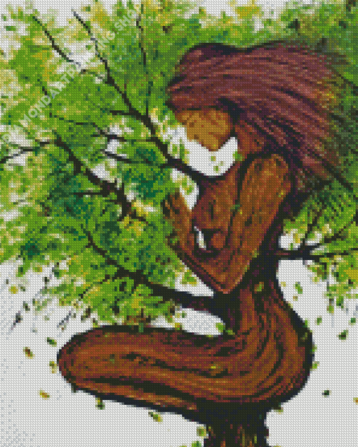 Tree Of Life Woman Diamond Paintings