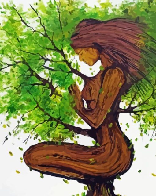 Tree Of Life Woman Diamond Paintings