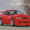 Red Ford Mustang Diamond Paintings