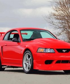 Red Ford Mustang Diamond Paintings