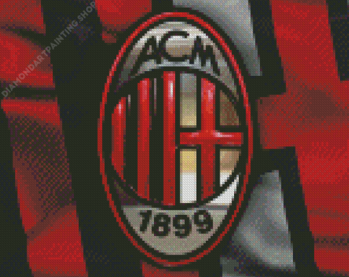 Ac Milan Logo Diamond Paintings