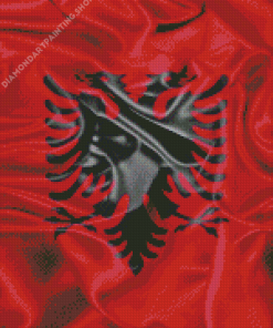 Albanian Flag Diamond Paintings