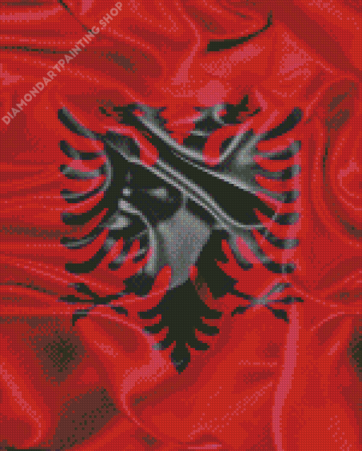 Albanian Flag Diamond Paintings