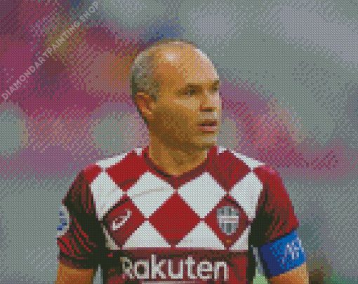 Andres Iniesta Diamond Paintings