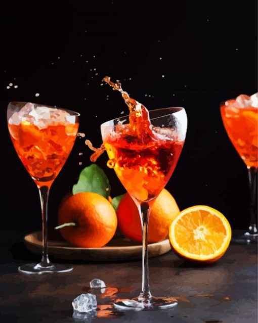 Aperol Spritz Diamond Paintings