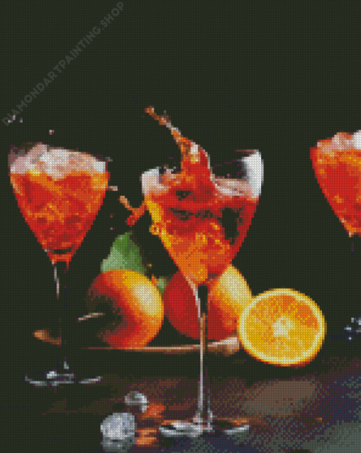 Aperol Spritz Diamond Paintings