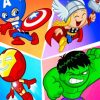 Baby Marvel Diamond Paintings