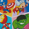 Baby Marvel Diamond Paintings