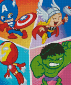 Baby Marvel Diamond Paintings