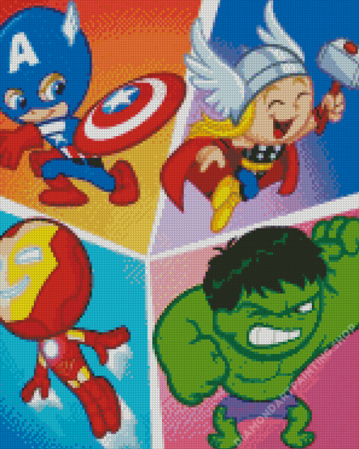 Baby Marvel Diamond Paintings