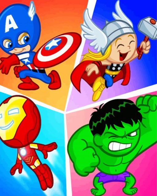 Baby Marvel Diamond Paintings