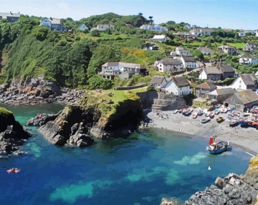 Cadgwith Village Diamond Paintings