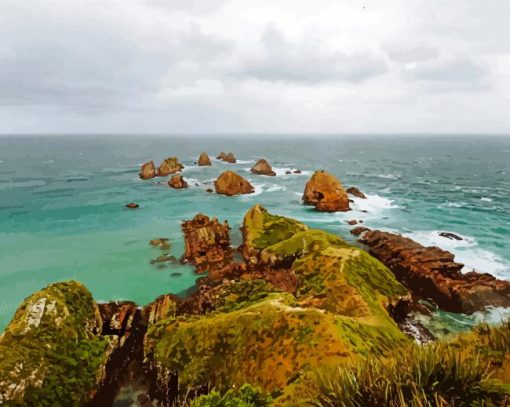 Catlins Seascape Diamond Paintings