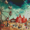 Circus Ferris Wheel Diamond Paintings