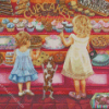 Cupcakes Bakery Diamond Paintings