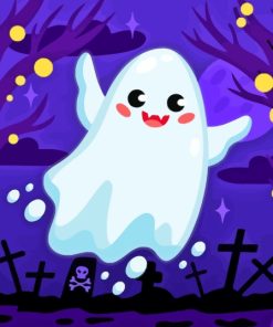 Halloween Ghost Diamond Paintings