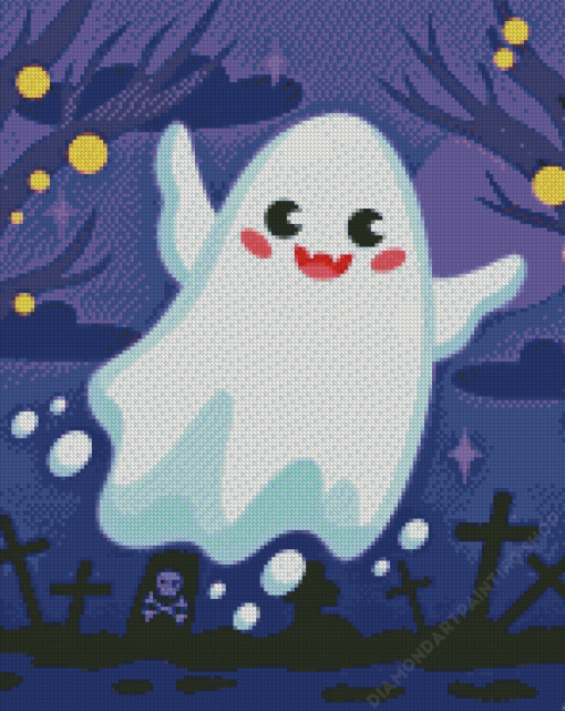 Halloween Ghost Diamond Paintings