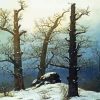 Dolmen In Snow Diamond Paintings