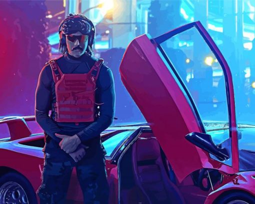 Dr Disrespect Diamond Paintings