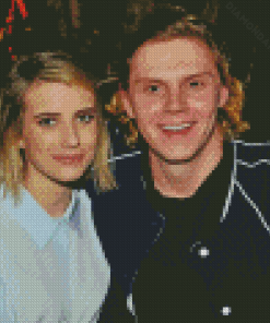 Evan Peters Emma Roberts Diamond Paintings