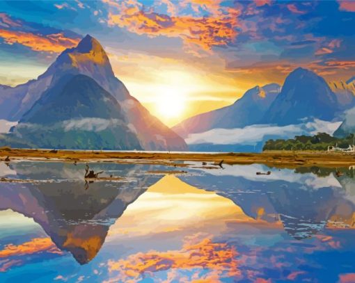 Fiordland Landscape Diamond Paintings