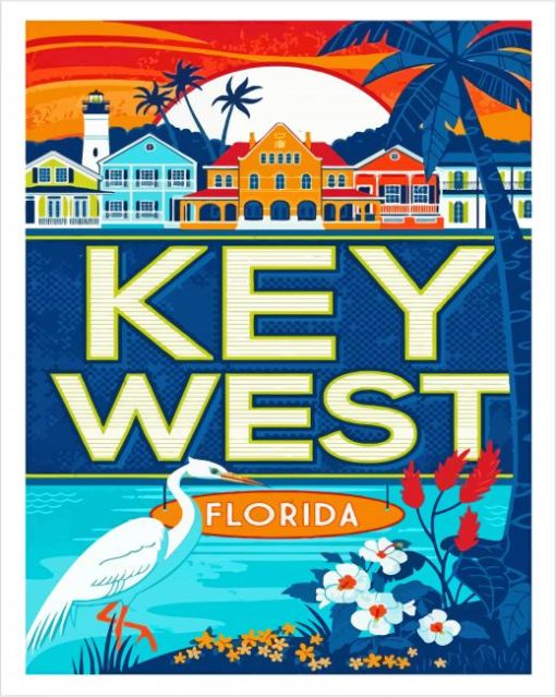 Florida Keys Poster Diamond Paintings