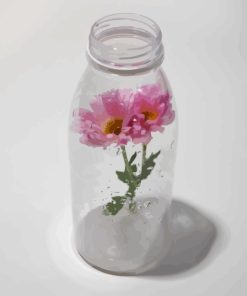 Flower Inside Bottle Diamond Paintings