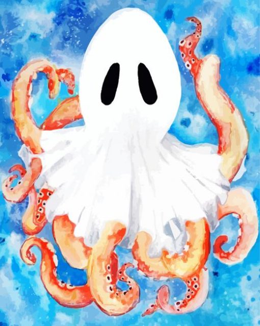 Ghost Octopus Diamond Paintings