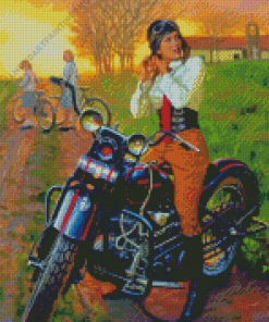 Harley Davidson Diamond Paintings