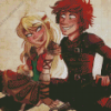 Hiccup And Astrid Diamond Paintings