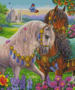 Horse Couple Diamond Paintings