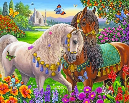 Horse Couple Diamond Paintings