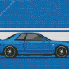 Illustration Skyline R32 Diamond Paintings