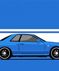 Illustration Skyline R32 Diamond Paintings