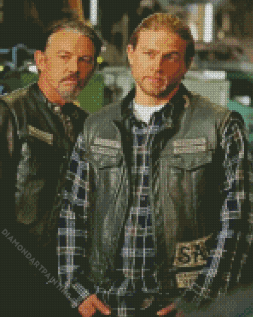 Jax And Chibs Diamond Paintings