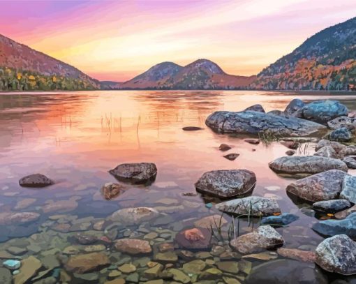 Jordan Pond Diamond Paintings