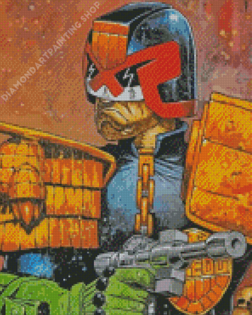 Judge Dredd Diamond Paintings