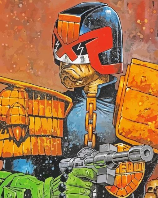 Judge Dredd Diamond Paintings