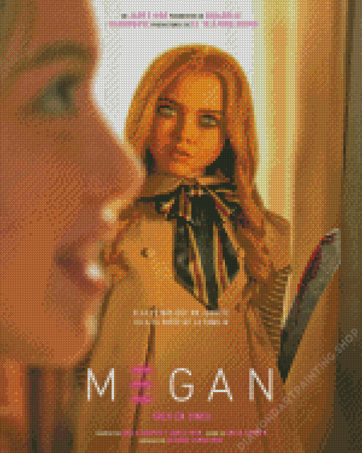 M3gan Poster Diamond Paintings