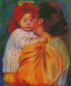 Maternal Kiss Diamond Paintings