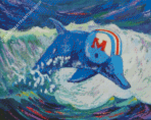 Miami Dolphins Diamond Paintings