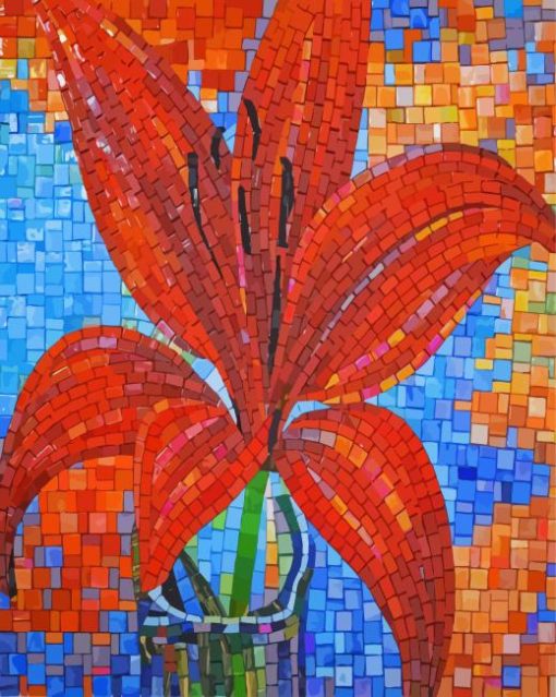 Mosaic Lily Diamond Paintings