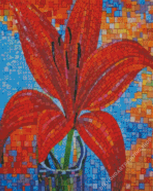 Mosaic Lily Diamond Paintings