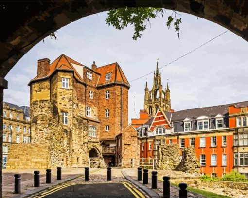 Newcastle Castle Diamond Paintings