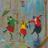 Old Ladies Dancing Diamond Paintings