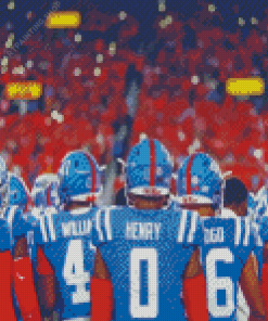 Ole Miss Players Diamond Paintings