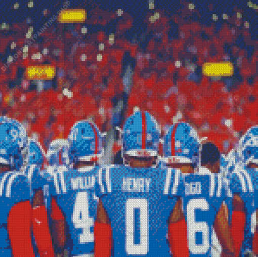 Ole Miss Players Diamond Paintings